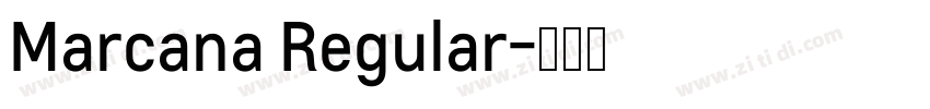 Marcana Regular字体转换